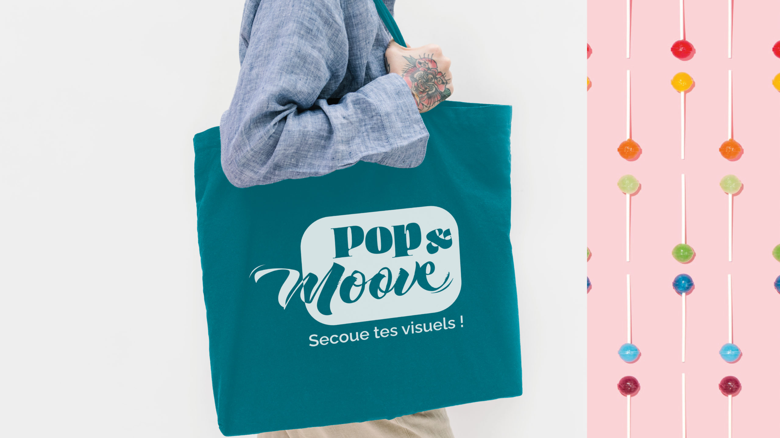 Création du Logo de la marque Pop and Moove, motion design à Nantes